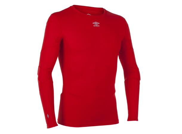 UMBRO Vulcan Underw Top jr Rød 152 Teknisk kompresjonstrøye i klubbfarger 